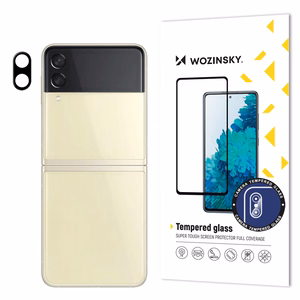 Wozinsky Pilns kameras stikls 9H pilns kameras rūdītais stikls Samsung Galaxy Z Flip 3