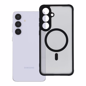 FULL MATTE MAG COVER viedtālruņa apvalks saderīgs ar MagSafe Samsung S25 FE melna
