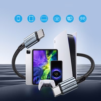 Choetech XCC-1014 USB-C / USB-C PD 60W kabelis - pelēks