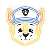 Hanging neon LED Paw Patrol on plexiglass - Chase OW-130346