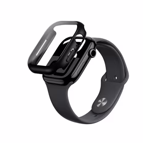 AmazingThing Radix stikla apvalks Apple Watch 46 mm - melns