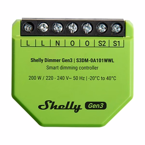 Shelly Dimmer Gen3 WiFi gaismas kontrolieris