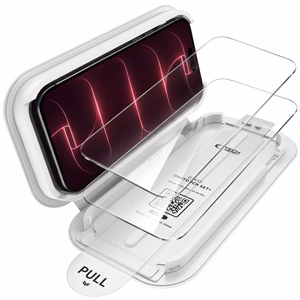 Tech-Protect OneTouch Set+ rūdīta stikla aizsargi modelim iPhone 18 Pro / 17 Pro, 2 gab.