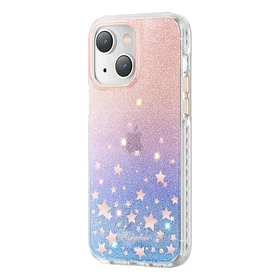 Kingxbar Heart Star Series viedtālruņa apvalks iPhone 14 Plus apvalks ar zodiaka zvaigznēm