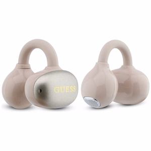 Bezvadu austiņas OWS Guess Metalic Finish Electropated Parts Classic Logo, rozā