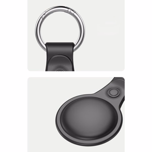 Dux Ducis 4 gab. komplekts silikona elastīgs vāks ar atslēgu piekariņu Apple AirTag (melns / zaļš / rozā / zils)