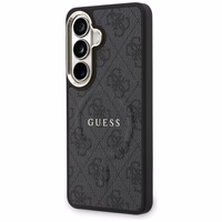 Guess maciņš 4G Embossed Ring MagSafe for Samsung Galaxy S26 Plus melns