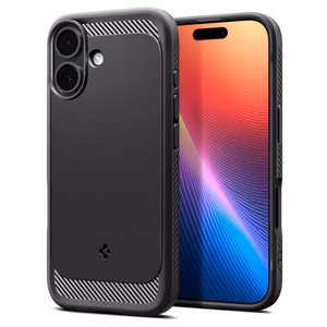 Spigen Rugged Armor Mag Magnētiskais viedtālruņa apvalks iPhone 17 - matēta melna