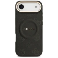Guess Peony Hot Stamp MagSafe viedtālruņa apvalks iPhone Air – melns