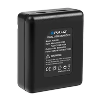 Divu slotu lādētājs Puluz PU919B GoPro Hero 9/10/11/12