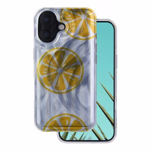 Ultra Trendy Summer maciņš iPhone 16 6,1" citrona