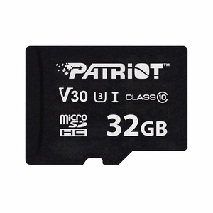 Atmiņas karte PATRIOT VX Series 32GB MicroSDXC V30 Class 10 UHS-I U3 4K UHD (PSF32GVX31MCH)