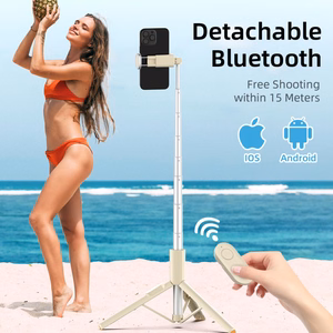 TECH-PROTECT L09S BLUETOOTH SELFIJU NŪJA AR TRIJKĀJI BEIGE