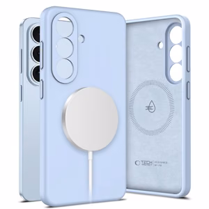 Tech-Protect Silicone MagSafe maciņš Samsung Galaxy S26 - zils
