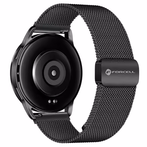 FORCELL F-DESIGN FS11 magnētiskā nerūsējošā tērauda siksniņa SAMSUNG pulkstenim 20 mm melna