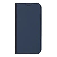 Dux Ducis Skin Pro viedtālruņa apvalks iPhone 16 ar atveramu vāciņu un karšu nodalījumu - zils