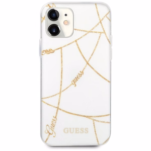 Viedtālruņa apvalks - iPhone 12 mini 5.4" - balts/balts ciets Saffiano