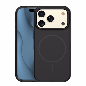 Silicone Thin Mag maciņš iPhone 17 Pro 6,3" melns