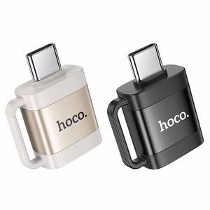 adapteris OTG USB C do USB A Hoco 3A UA31C melns