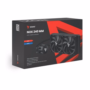 Savio NOX 240 mm procesora šķidruma dzesēšanas komplekts 12 cm melns 1 gab.