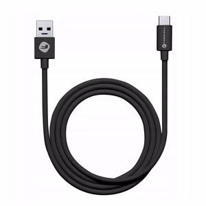 FORCELL C398 kabelis USB A uz Type C QC3.0 3A TUBE 1 m melns
