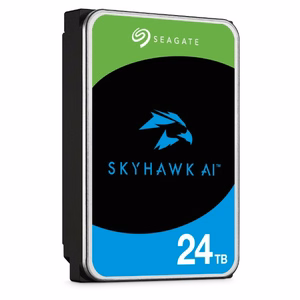 Seagate SkyHawk AI 3.5" 24 TB Serial ATA III cietais disks