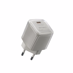 WIWU Jello 20W GaN lādētāja komplekts Wi-U016 C-L, ES kontaktdakša