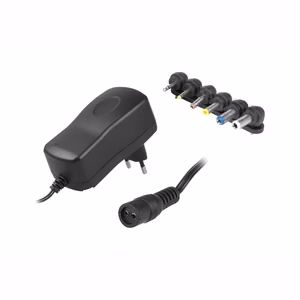 Regulējams barošanas avots 3–12 V / 2000 mA ar 6 spraudņiem, LXG287