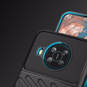 Thunder viedtālruņa apvalks elastīgs bruņu apvalks Nokia X100 melna
