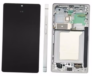 LCD screen Samsung S938 S25 Ultra ar touch screen un frame Titanium Sudrabs Zils original (assembled service pack)