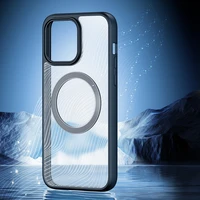 Bruņots apvalks iPhone 15 Pro Max ar MagSafe Dux Ducis Aimo Mag - melns