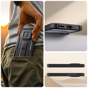 TECH-PROTECT Kevlar CAM+ komplekts Xiaomi Redmi Note 15 PRO 5G melns