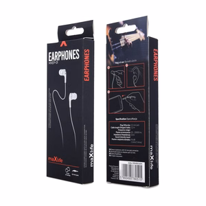 Maxlife vadu austiņas MXEP-01 jack 3,5mm baltas