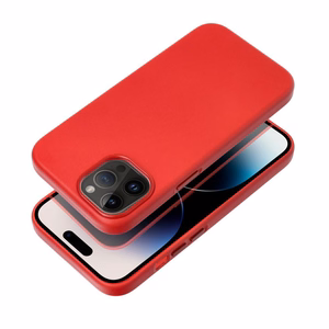 LEATHER MAG COVER viedtālruņa apvalks SAMSUNG S25 PLUS sarkans