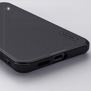 Nillkin Super Frosted Shield Pro Magnētiskais viedtālruņa apvalks ar MagSafe Samsung S25 - Melns