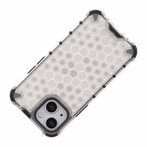 Honeycomb Case броневой чехол с TPU бампером для iPhone 13 mini красный