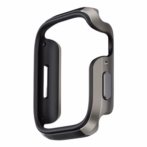 Uniq apvalks Valencia Apple Watch Series 46mm sudraba/titāna sudraba