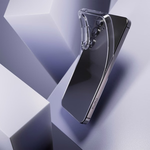 Guess Silikona viedtālruņa apvalks Puro 03 Nude Samsung Galaxy S25 - caurspīdīgs