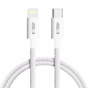 Tech-Protect UltraBoost USB-C / Lightning PD27W/3A kabelis 100 cm - pelēks