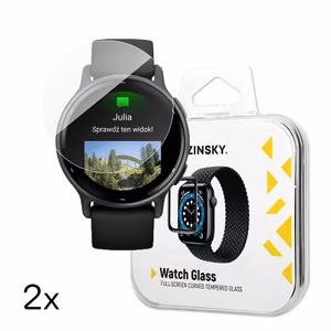 Wozinsky Pilnas līmes rūdītais stikls Garmin Vivoactive 5 (2 gab.)