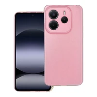 Caurspīdīgs viedtālruņa apvalks 2 mm BLINK Xiaomi Redmi NOTE 14 5G rozā