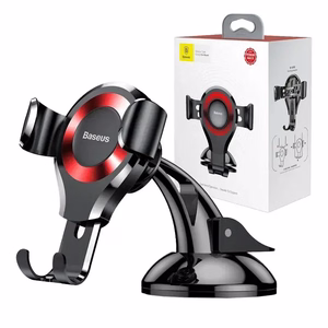 Car Holder Baseus "Osculum" Red (not magnetic / sticky pad)