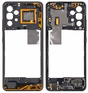 Оригинальная черная средняя часть корпуса Samsung A325 A32 4G с зуммером (б/у, класс B)