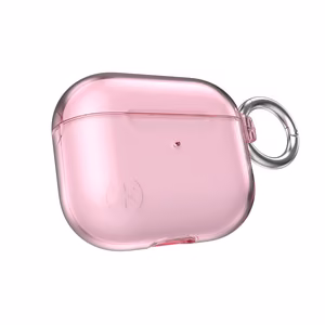 Speck Presidio Clear vāciņš Apple AirPods 3, ar Microban pretmikrobu aizsardzību, “Icy Pink” krāsā