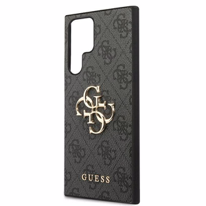 Guess GUHCS22L4GMGGR S908 S22 Ultra pelēks/grey hardcase 4G Big Metal Logo