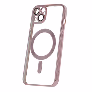 Color Chrome Magnētiskais viedtālruņa apvalks iPhone 13 6,1" rozā zelts