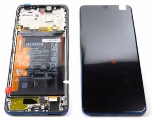 LCD ekrāns Huawei Honor Magic4 Lite 5G/Honor X9 5G/X30 5G ar skārienjūtīgo ekrānu ar rāmi okeāna zils oriģināls (lietots A klase)