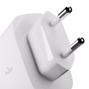 Puro PROLITE 45W USB-C sienas lādētājs - balts