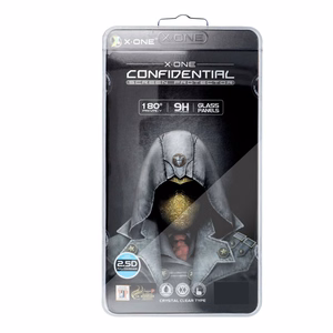 X-ONE Full Cover Extra Strong Privacy - for iPhone 13/13 Pro/14/16e / 17e 6,1" (full glue) tempered glass 9H
