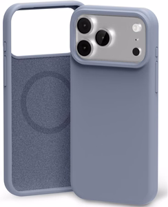 Korpuss Mercury Pure Magsafe Silicon Case Apple iPhone 17 Pro lavandrs pelēks